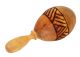 Mini Holz-Rassel mit Branddekor (12 cm) für das Baby kaufen München, Mini-Maraca kaufen Bayern, Baby-Rassel kaufen BRD, Mini- Holzrasseln,  Mini-Holz-Maraca, Mini Holzrassel mit Branddekor für das Baby - naturbelassen